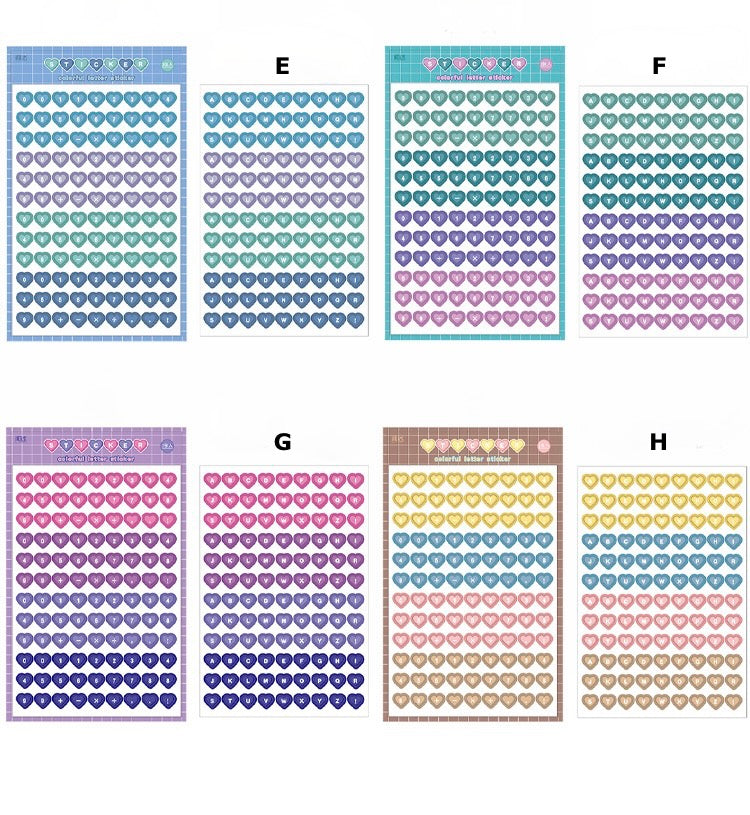 Letter Sticker